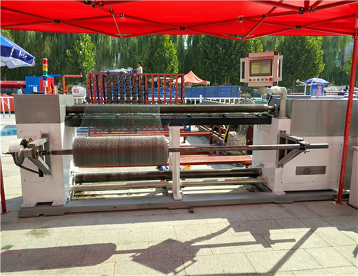 Cnc μεγέθους πλέγματος 35mm εξαγωνική μηχανή πλέγματος καλωδίων που κάνει το κλουβί χήνων