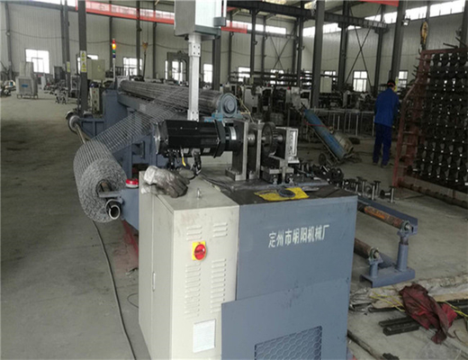 εξαγωνική μηχανή πλέγματος καλωδίων PLC 2.5mm για την ενίσχυση πεζοδρομίων