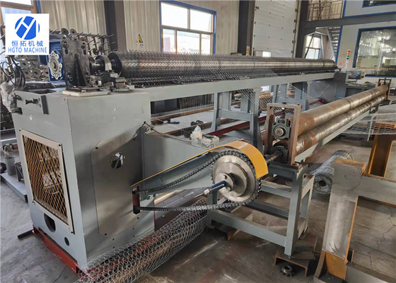 3000mm Cnc που υφαίνουν την εξαγωνική μηχανή πλέγματος καλωδίων για τον τοίχο προαυλίων