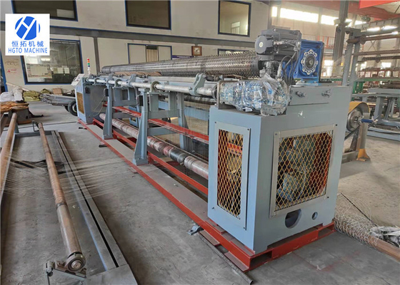 Βιομηχανία 4000mm αναπαραγωγής εξαγωνικό πλέγμα καλωδίων που κατασκευάζει τη μηχανή που υφαίνει Cnc