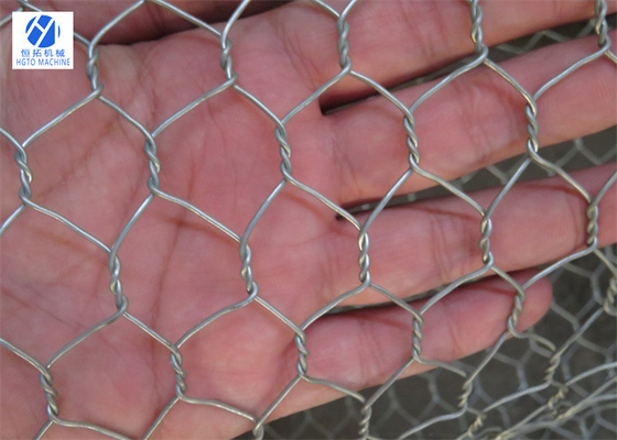 Ελαφρύ εξαγωνικό Gabion πλέγμα Oilproof, καυτή βυθισμένη γαλβανισμένη εξαγωνική αλιεία με δίχτυα